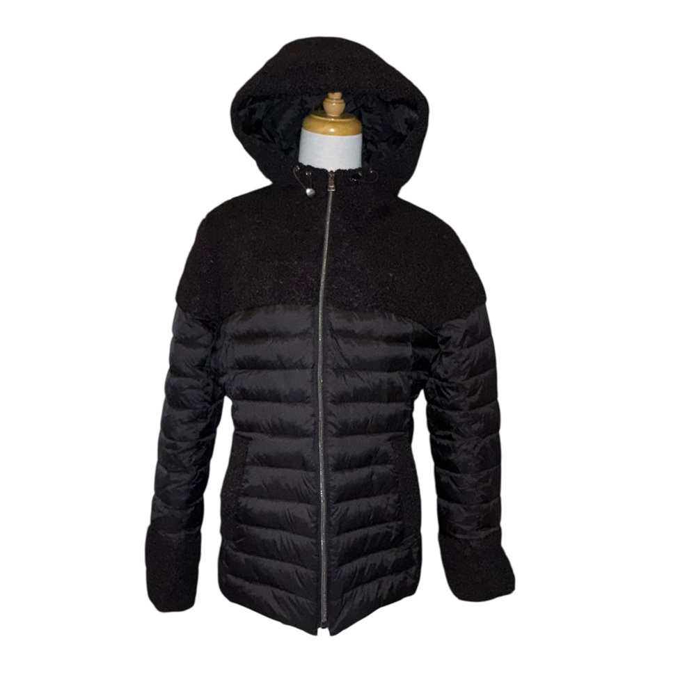 Laundry by Shelli Segal Contrast Knit Puffer Jacket – Women’s XL